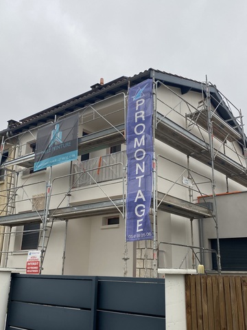 Traitement d'une façade en peinture anti UV à Balma proche de Toulouse